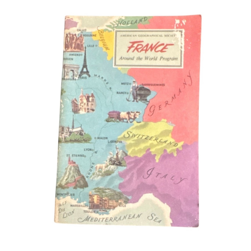 VTG 1956 France American Geographical Society Around the World Program Book